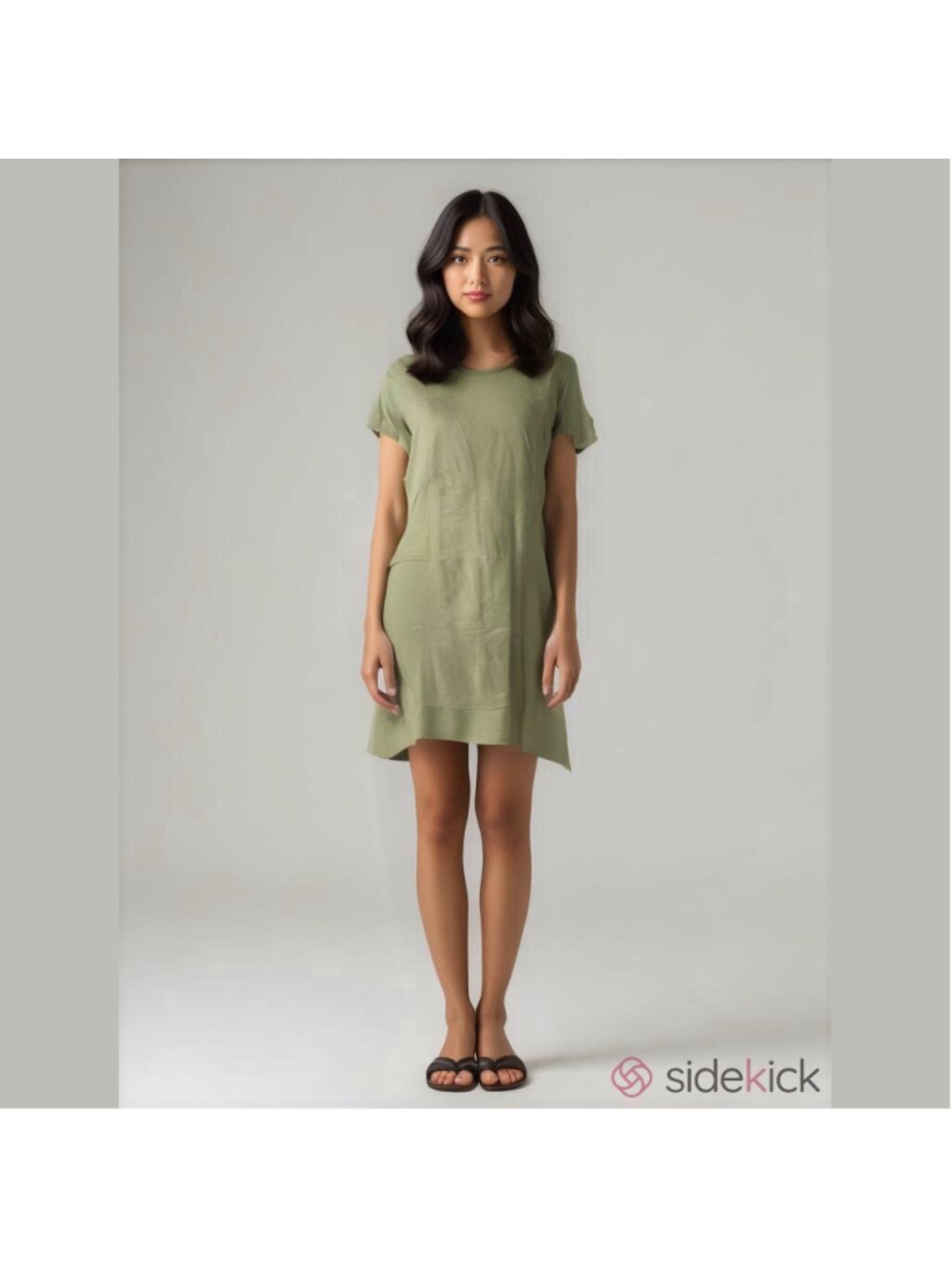 Patagonia regenerative cotton dress green size l